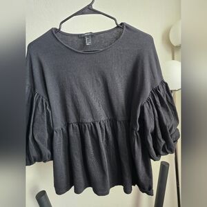 Elegant Black Women's Top